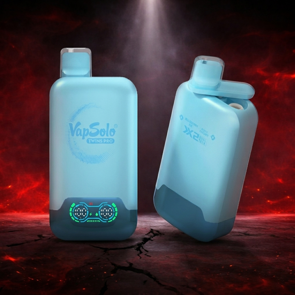 VapSolo Twins Pro 50K - vapers desechables 50000 caladas Blueberry Ice